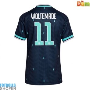 Billiga Tyskland Nick Woltemade #11 Bortatröja Dam VM 2026 Kortärmad
